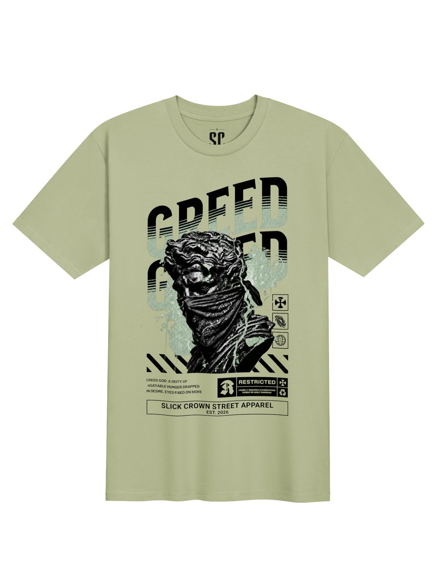 "GREED GOD" Premium Heavyweight Tee product image (1)