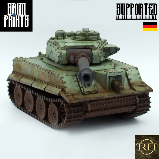 Grim Tiger Battle Tank STLs product image (1)