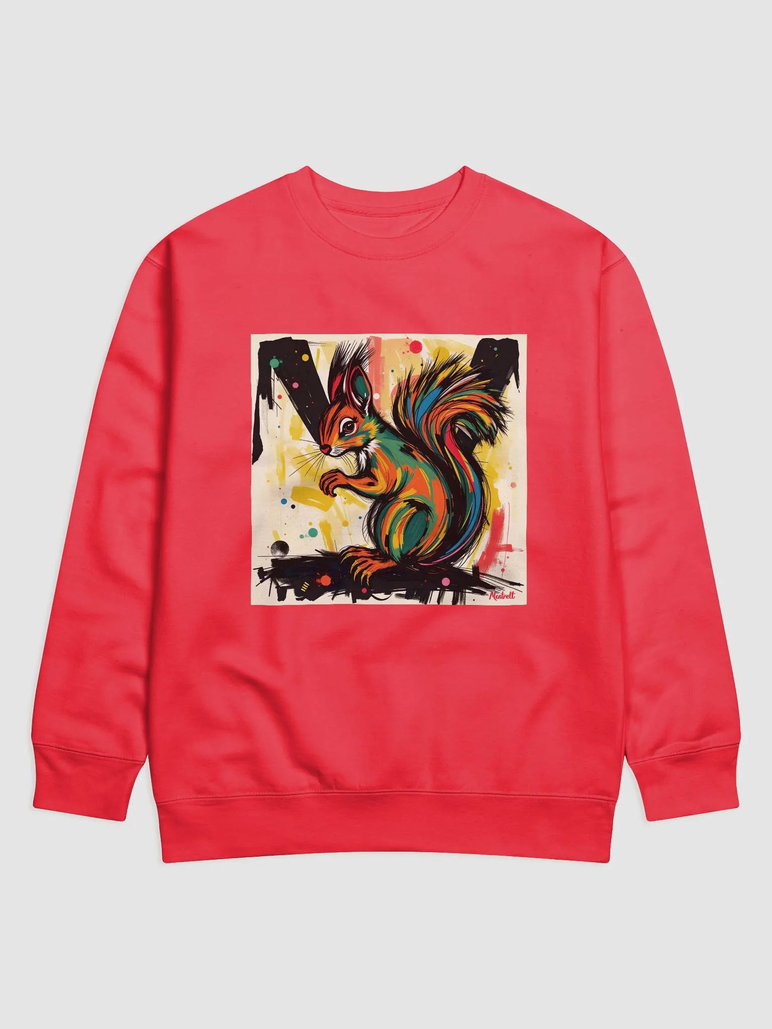 funky squirrel Vibes Premium Sweatshirt product image (1)