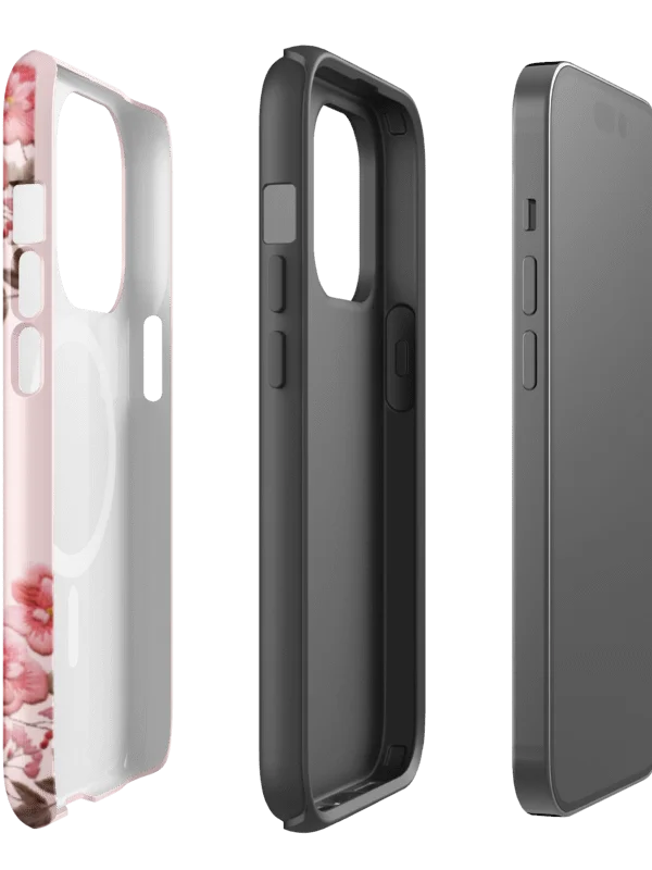 Summer Garden Pink Mag Safe Phone Case for iPhone® with Embroidery Effect product image (3)