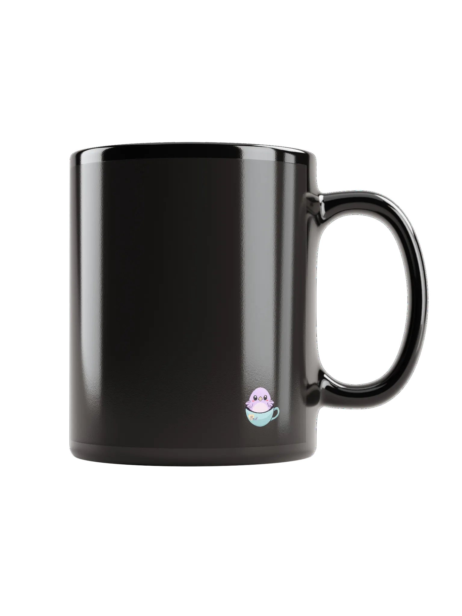 Cat Cup & Book | Black Mug product image (4)