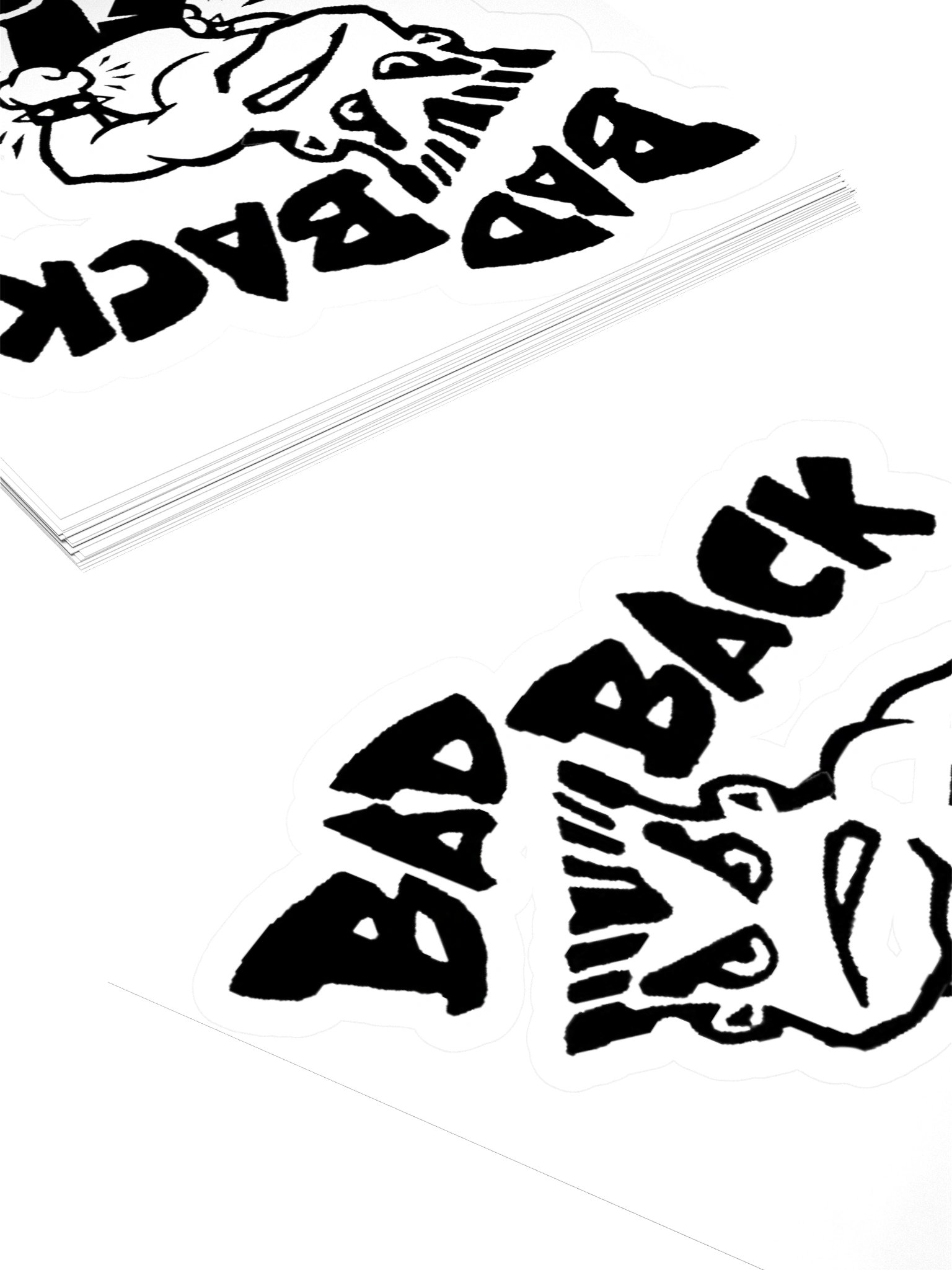 Bad Back Club Stickers product image (10)