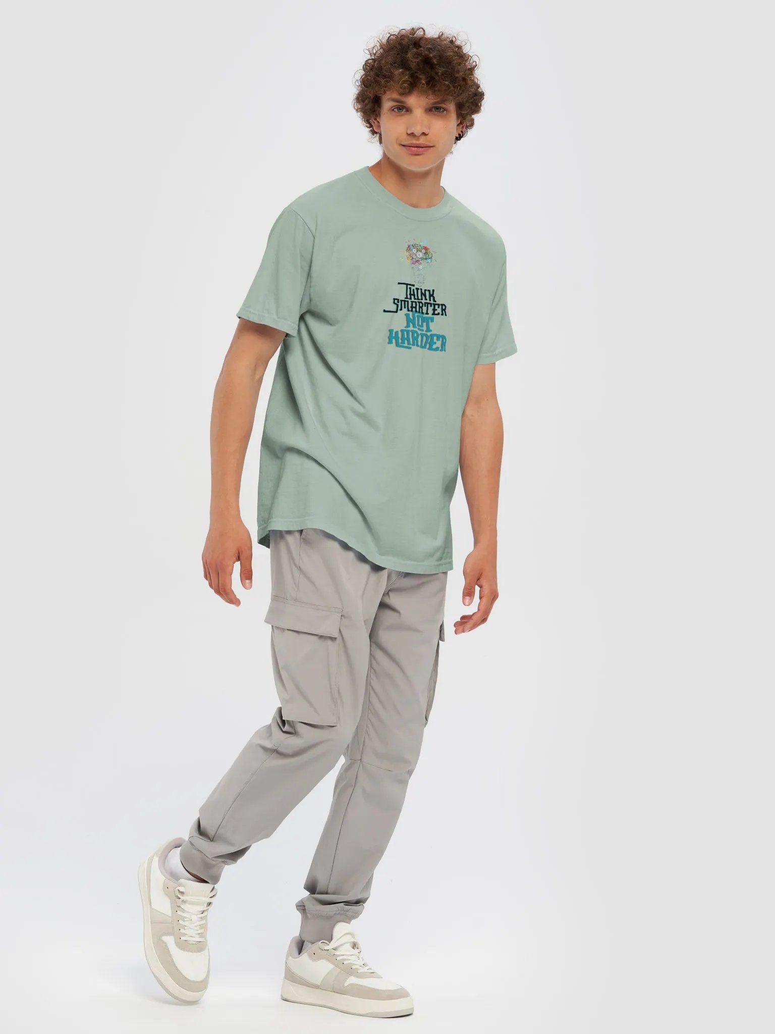 Think Smarter Not Harder Tee product image (76)