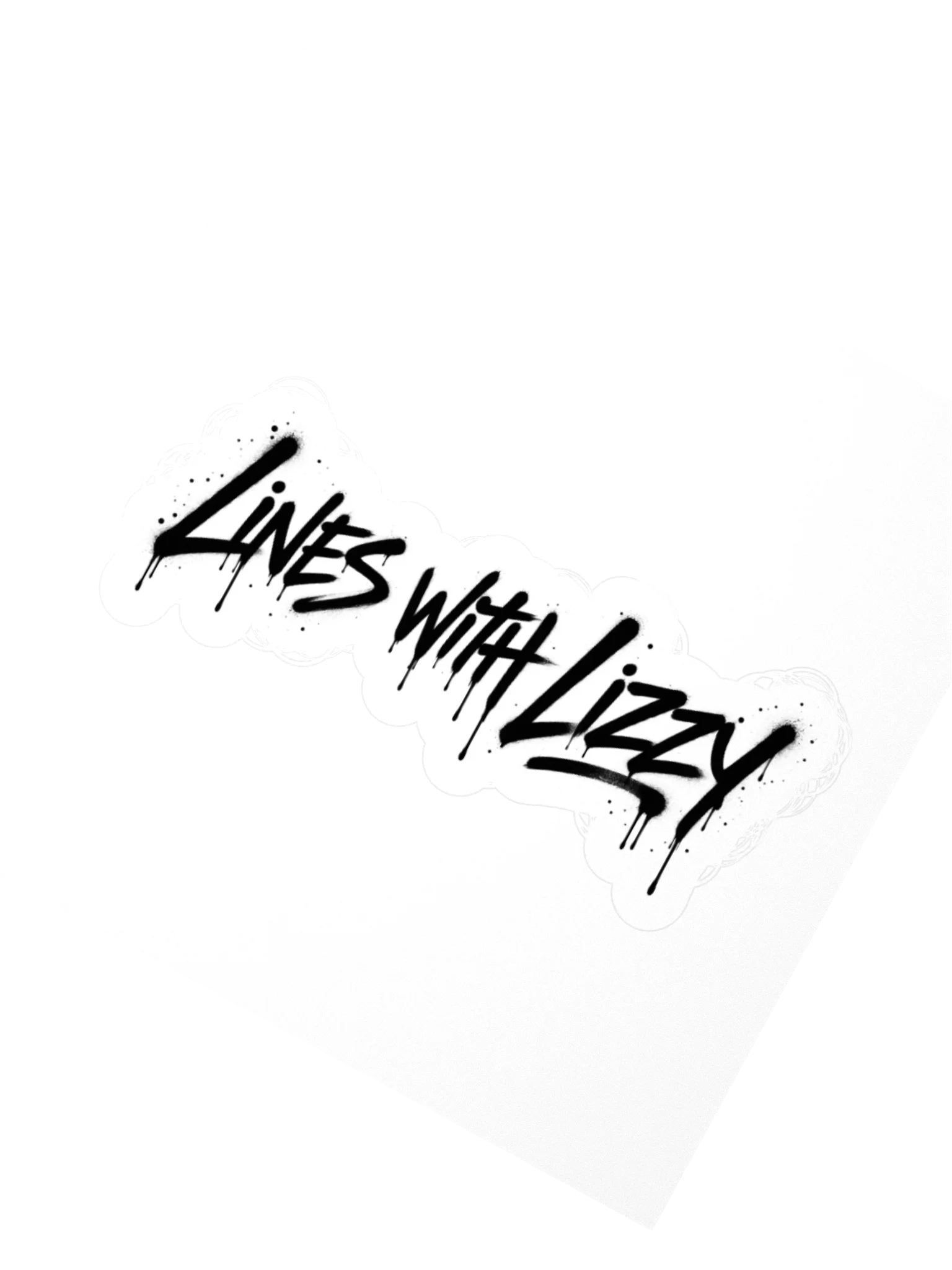 Lines With Lizzy Logo Sticker product image (3)