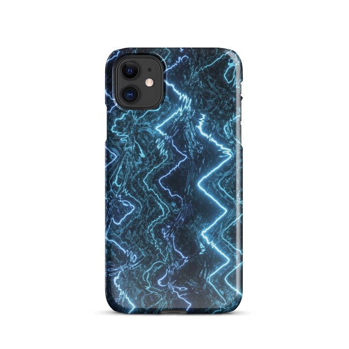 Electric blue water rippled iPhone snapcase product image (28)