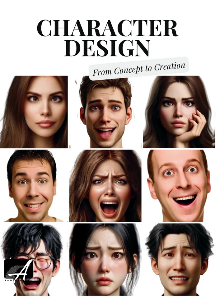 Character Design - From Concept to Creation: Building Characters That Captivate | E-Book product image (1)