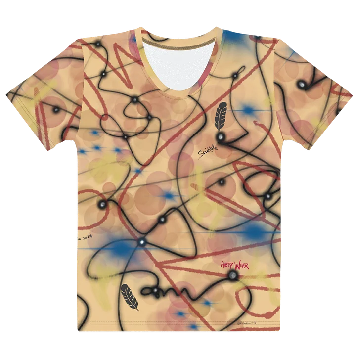Women's Crew Neck Poly Tee 'Go Golden' product image (1)