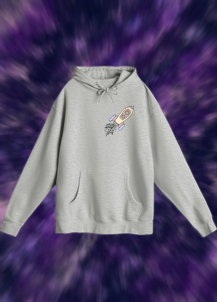 Galactic Greenery Astronaut Hoodie product image (21)