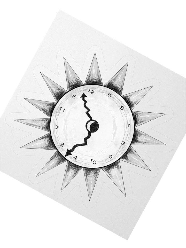 Agony of Hearts Out of Time Sticker product image (5)