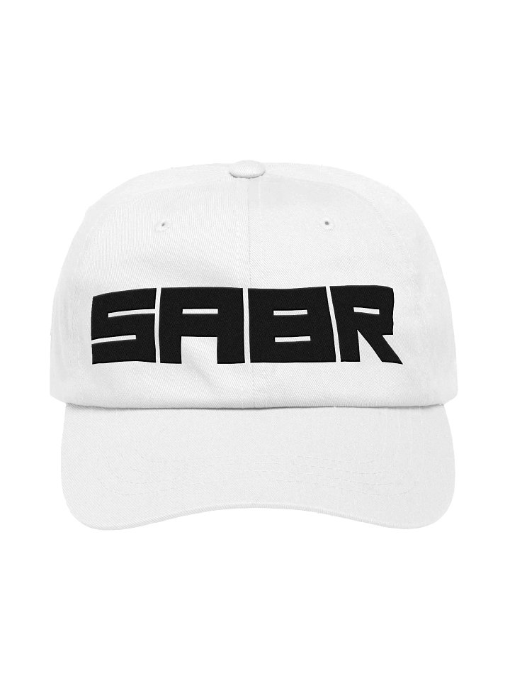 SABR Black Logo Unisex Chino Cotton Twill Baseball Hat product image (1)