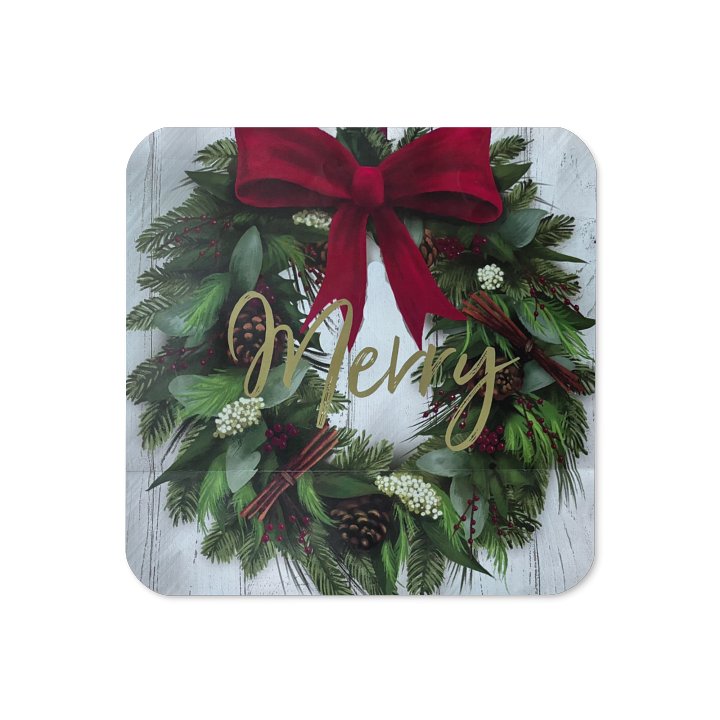 Merry Wreath Coaster Set product image (1)