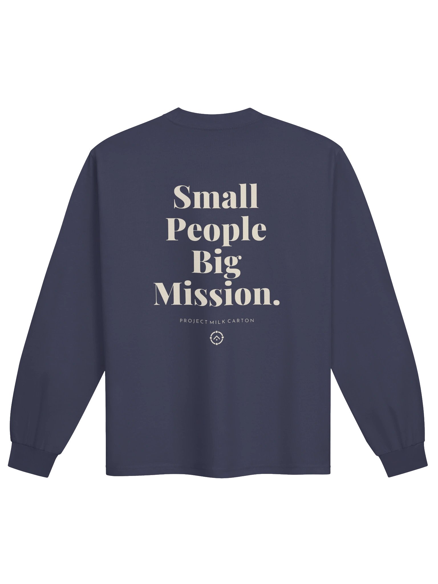 Small People, Big Mission Long Sleeve, Navy product image (4)