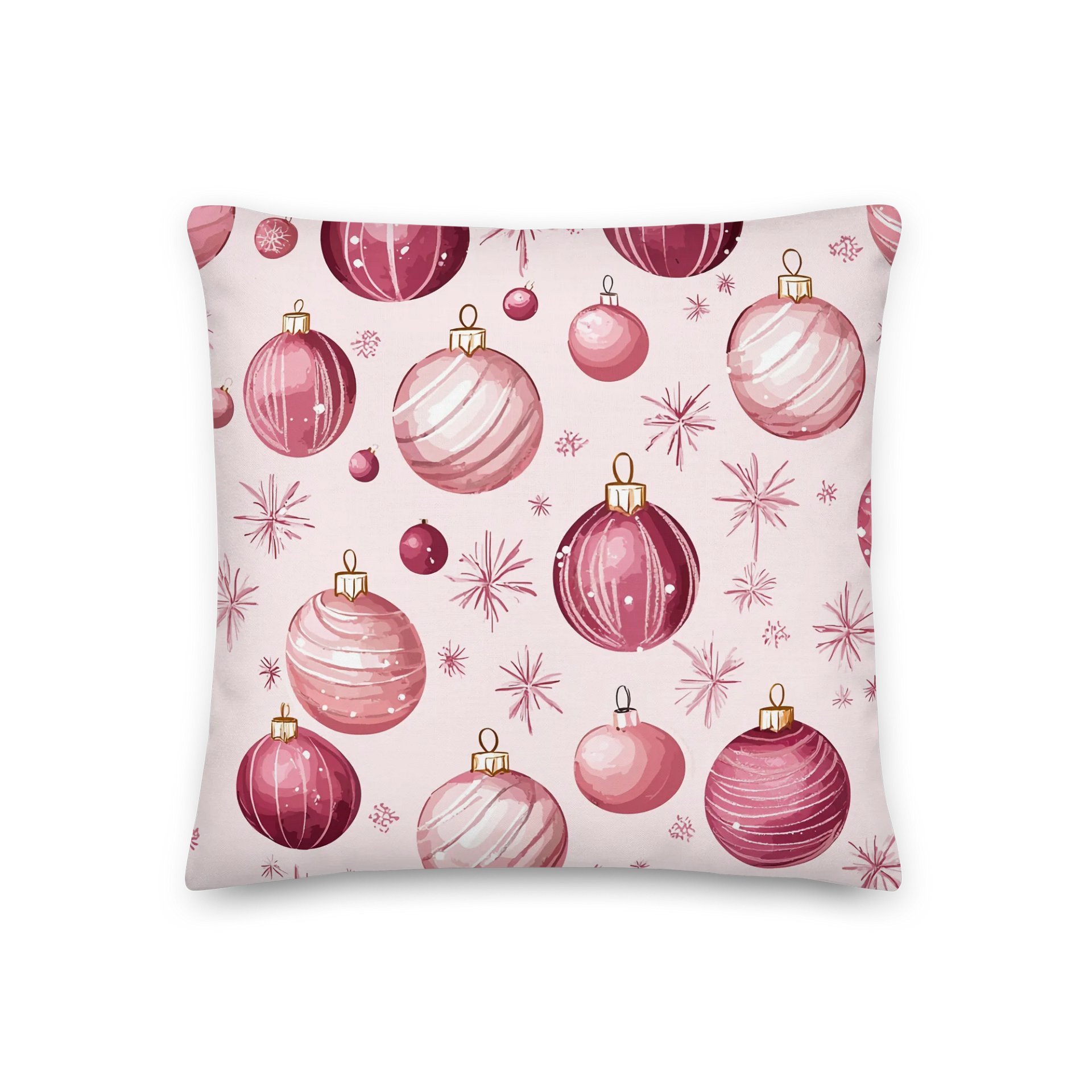 Pink Baubles Cushion product image (1)