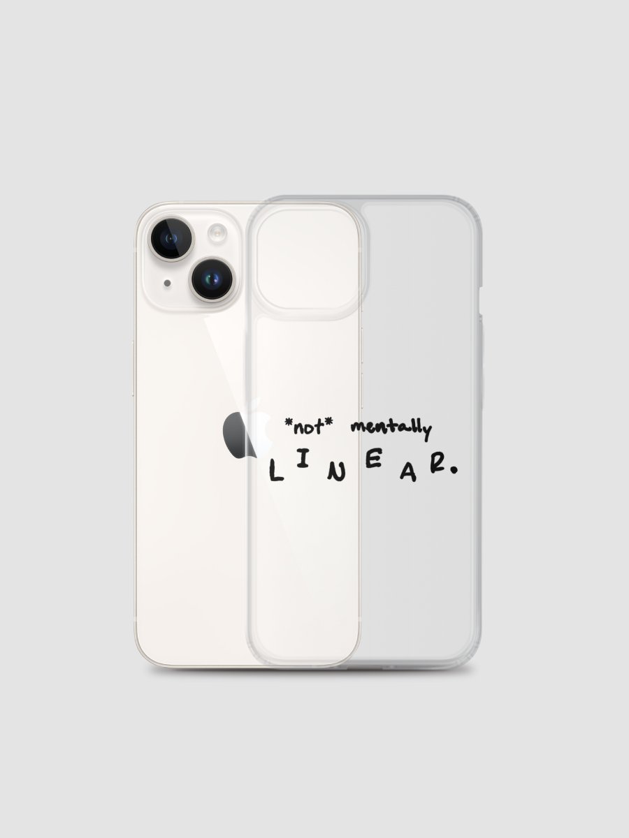 *not* mentally linear Clear Case for iPhone® product image (2)