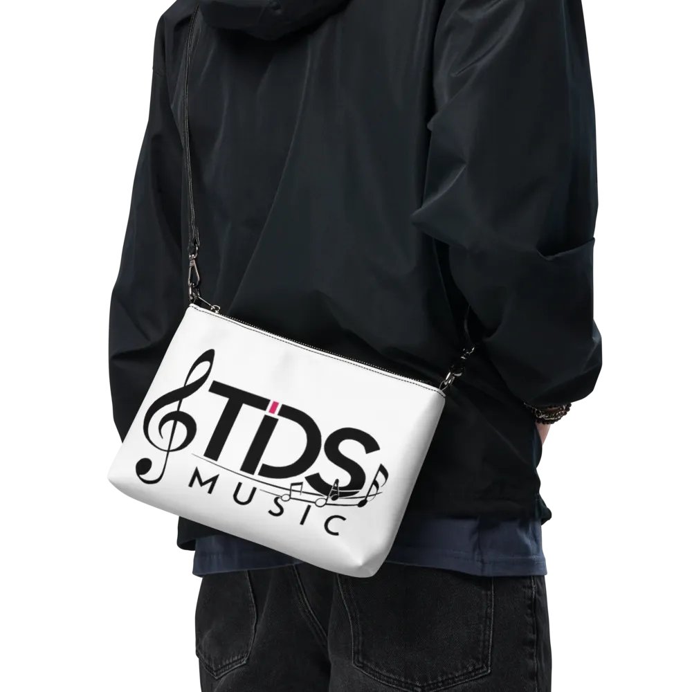 TDS Music All-Over Print Crossbody Bag - White with Musical Design product image (6)
