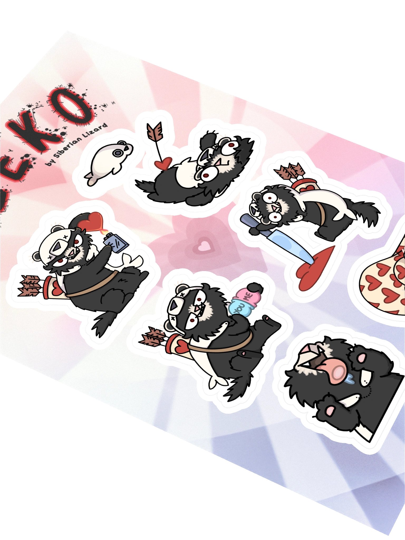 Keeko's Valentines - Sticker Sheet product image (2)