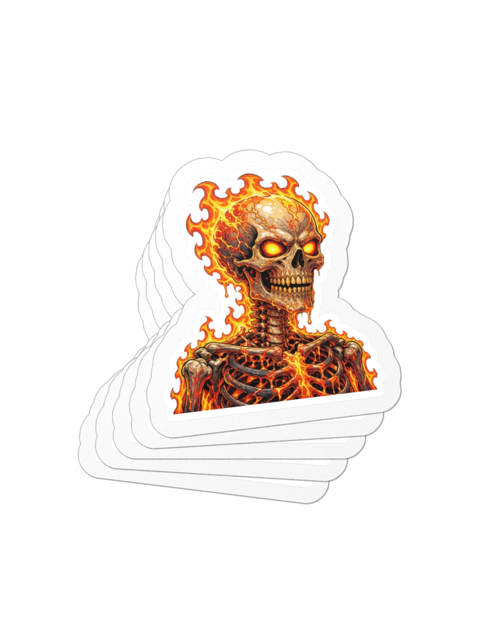 Fire Skull Sticker product image (6)