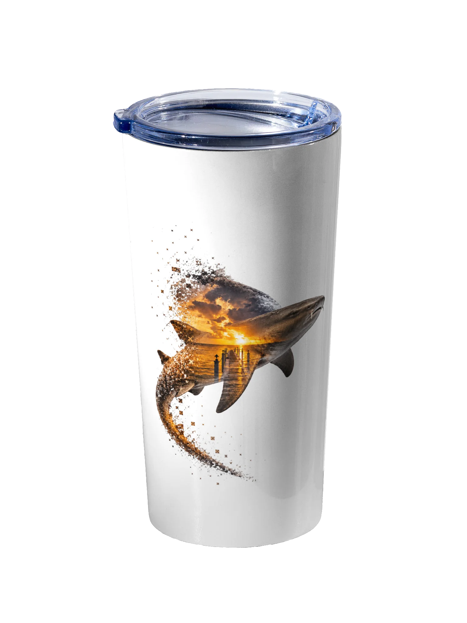 Nurse Shark 20oz Stainless Steel Tumbler - Keys Collection: Dock Edition product image (2)