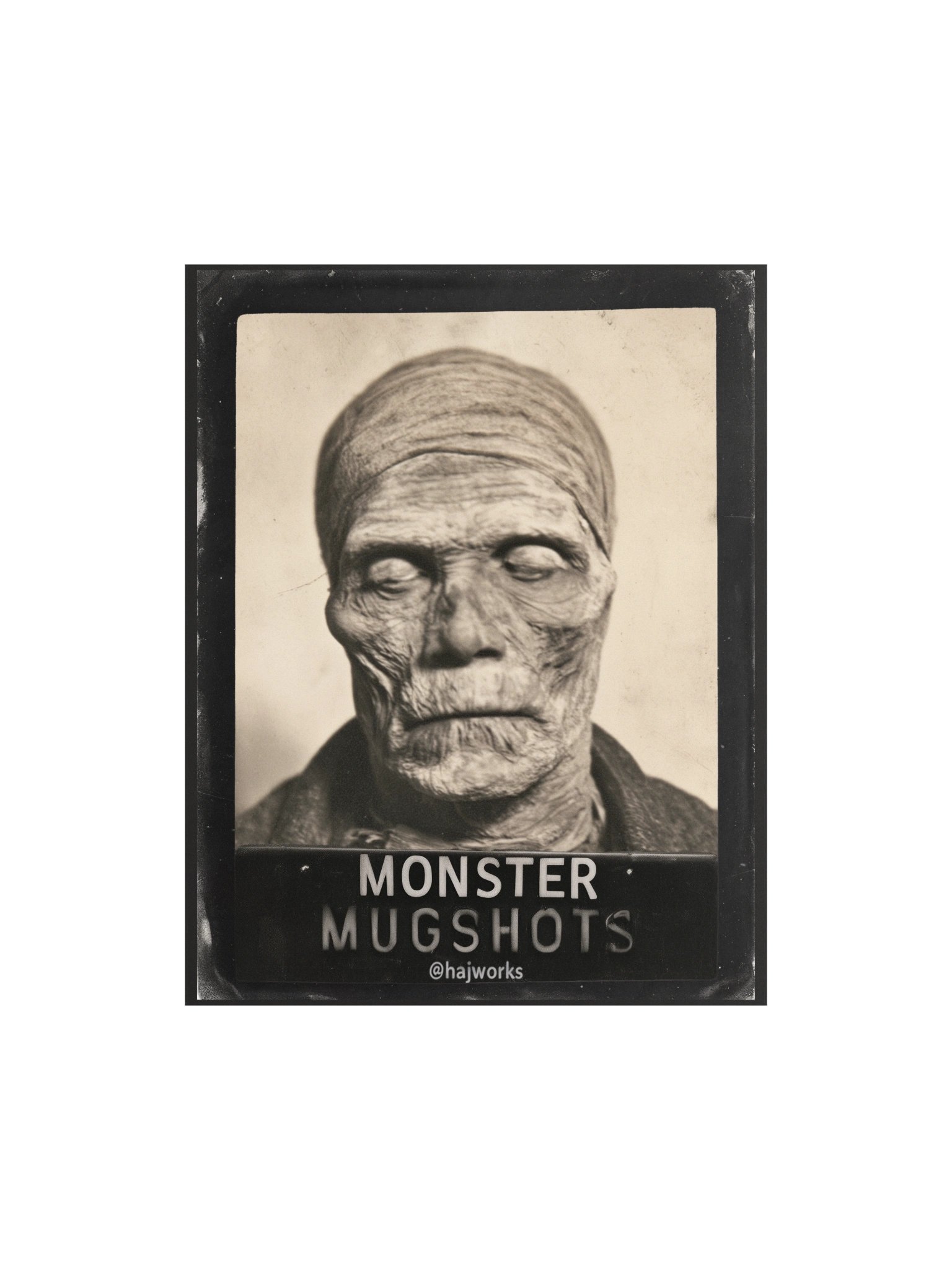 Monster Mugshots No. 004 — Matte Art Print product image (1)