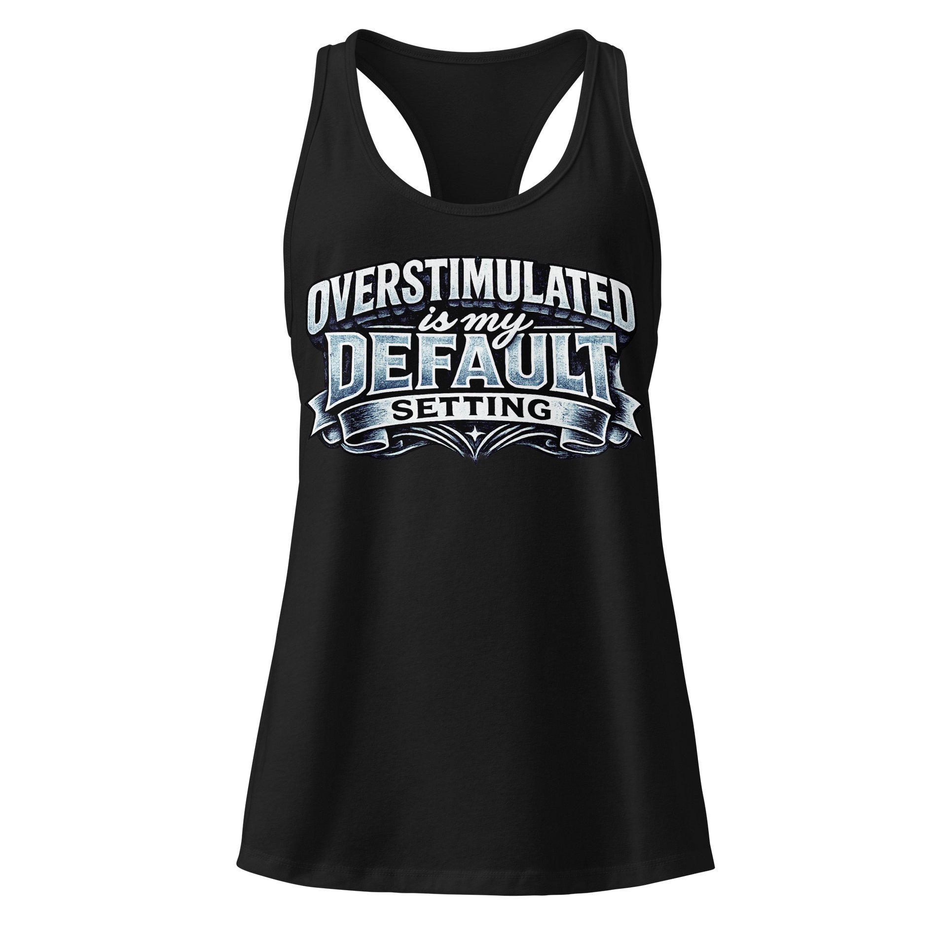 Overstimulated Racerback Tank Top product image (1)