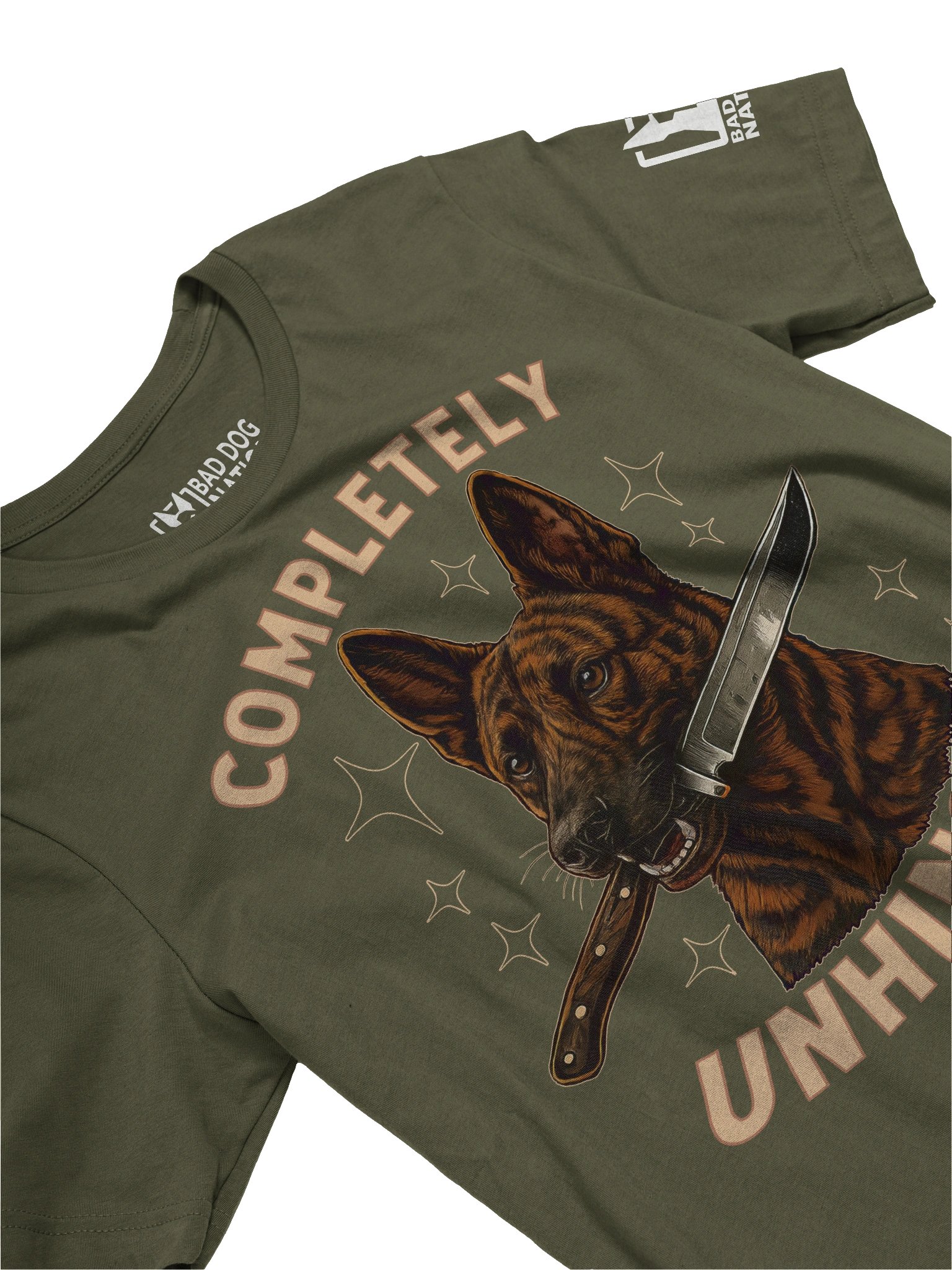 Completely Unhinged Dutch Shepherd - PREMIUM ADULT UNISEX T-SHIRT product image (2)