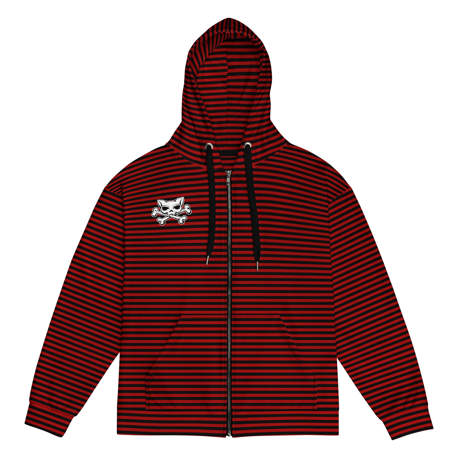 Blaque and Red Stripped Hoodie product image (1)