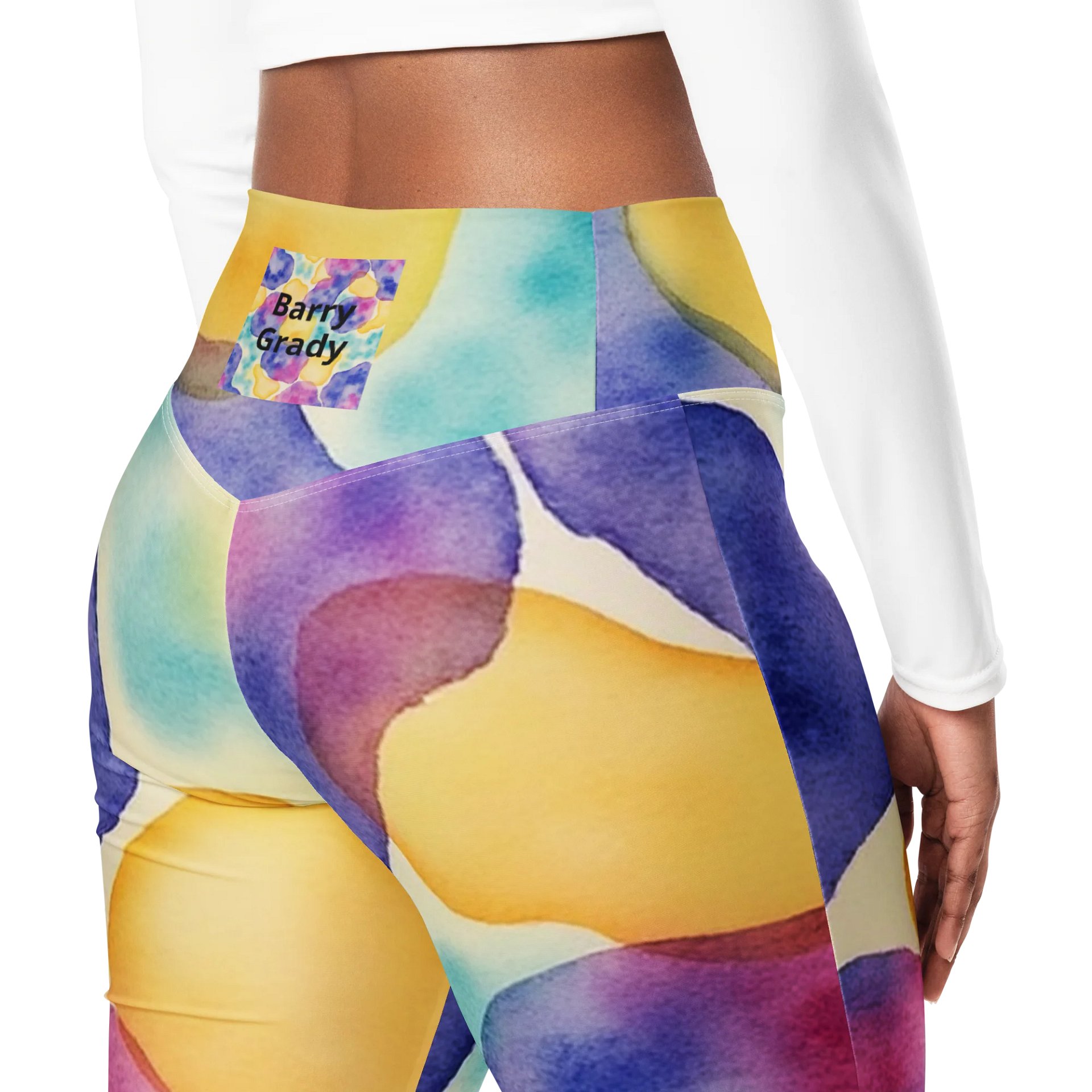 Barry Grady 'Blossom Breeze' Flare Leggings product image (5)