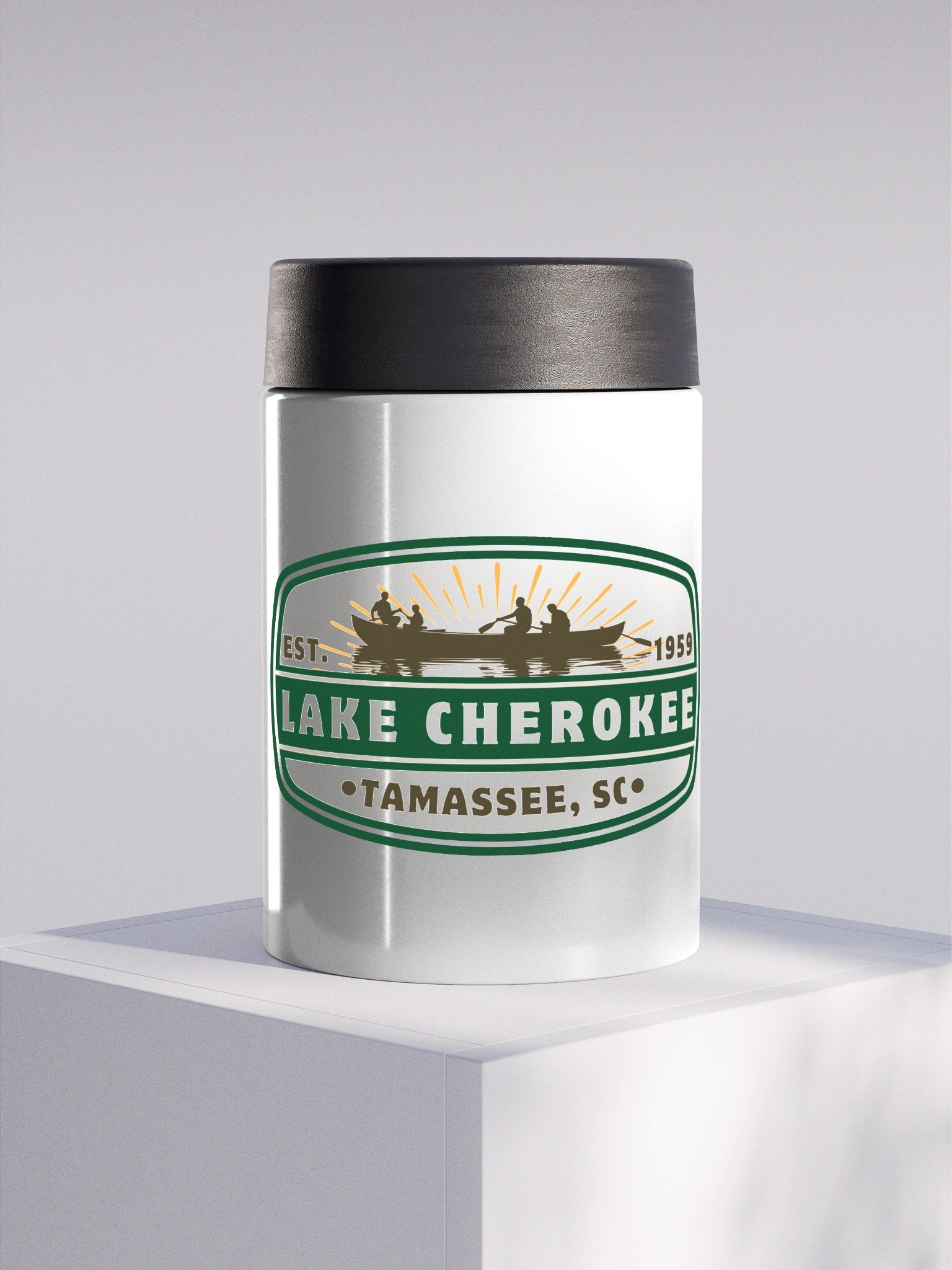 Stainless Steel LC Fishing Koozie product image (1)