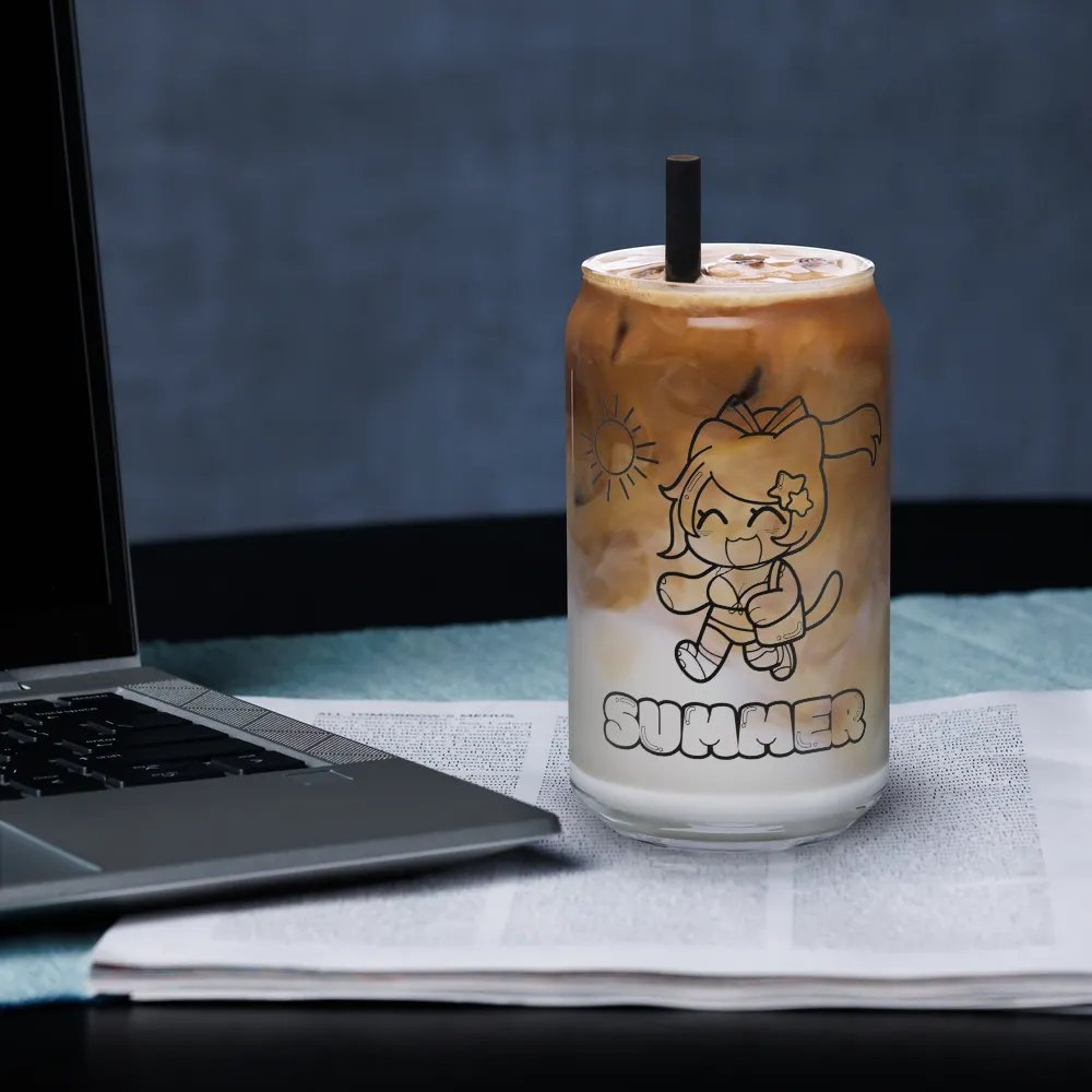Summer Time Glass Cup product image (33)