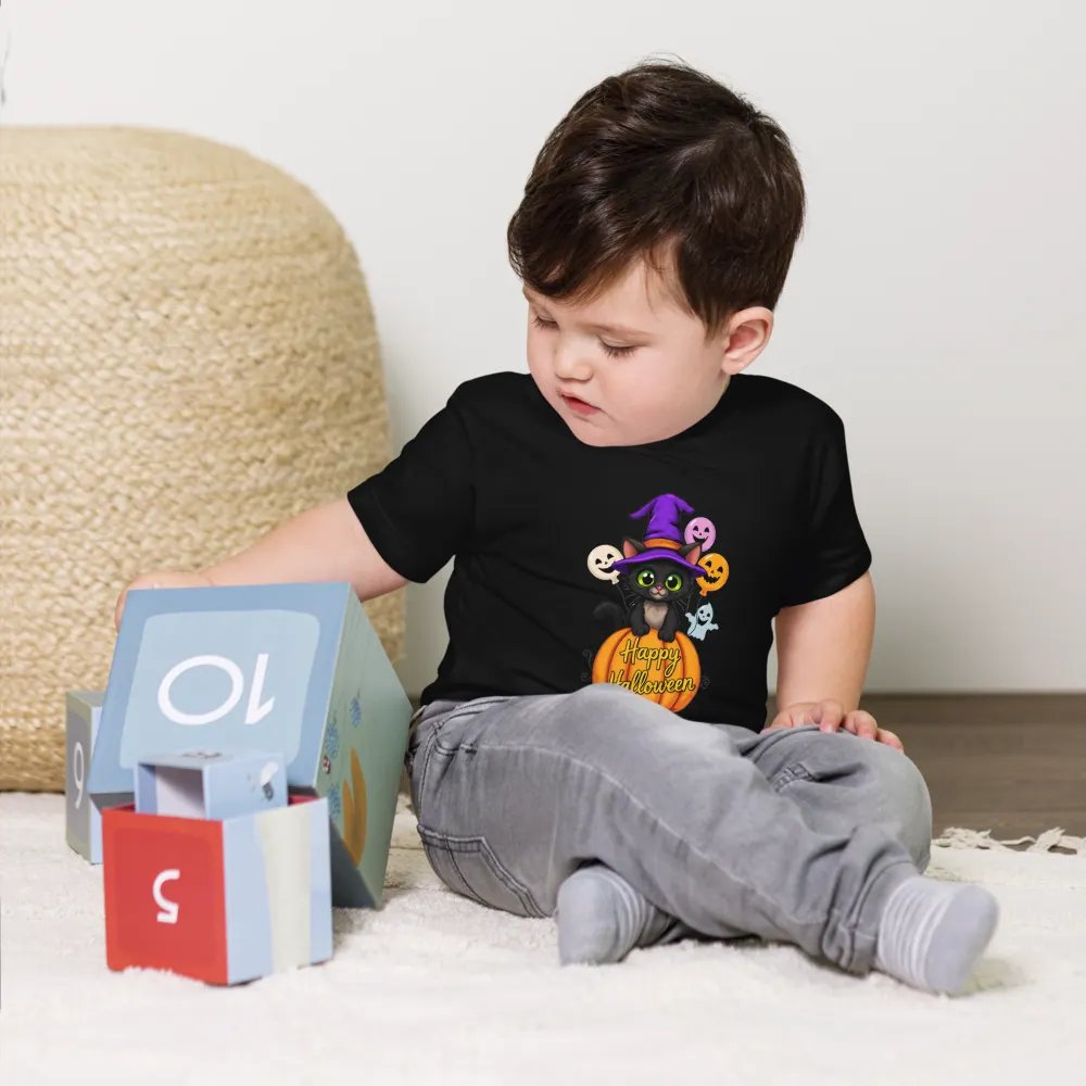 Witchy Sitting Pumpkin Cat T-shirt product image (10)