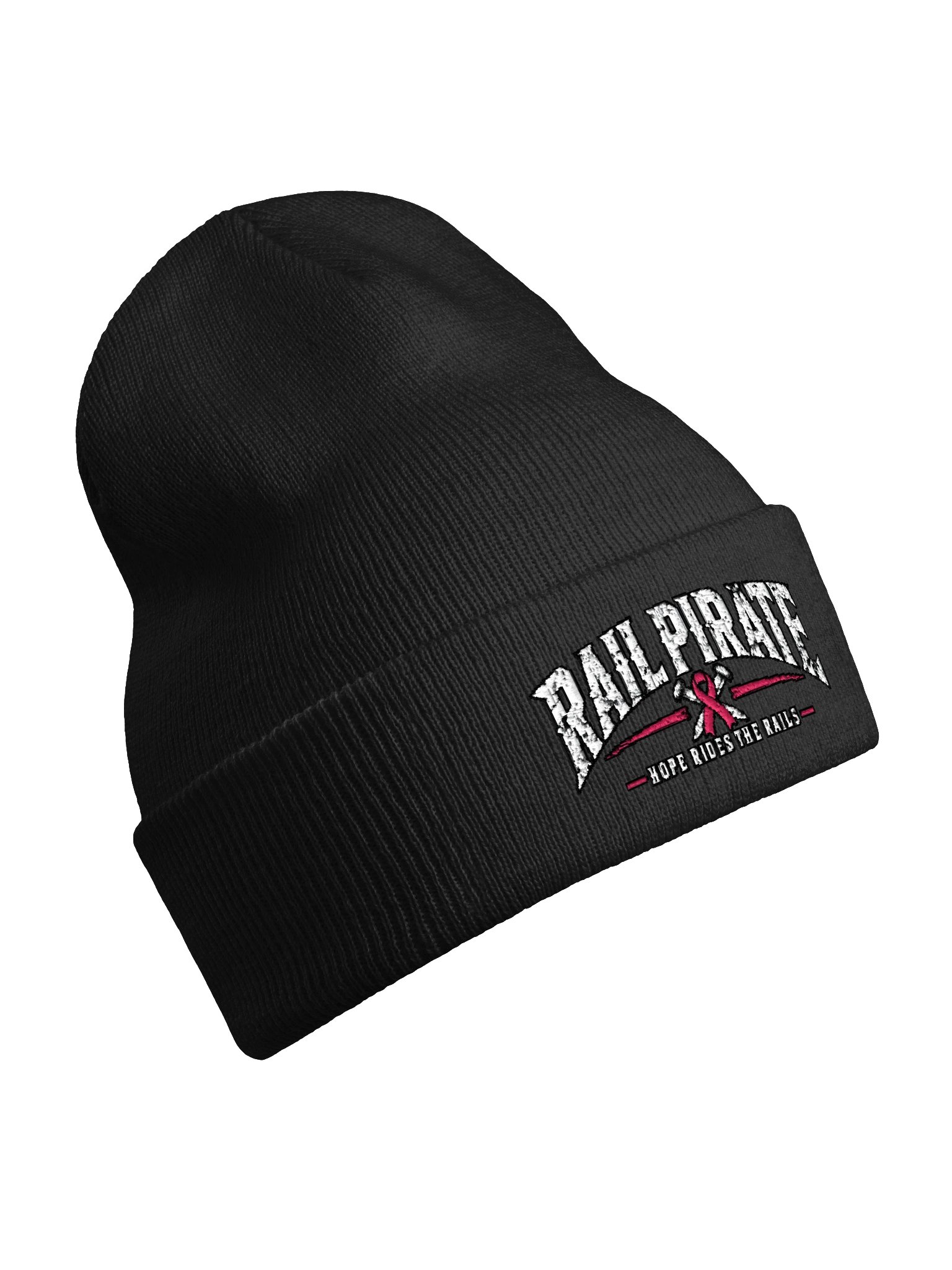 Rail Pirate™ Hope Rides the Rails Beanie — Awareness Month product image (8)