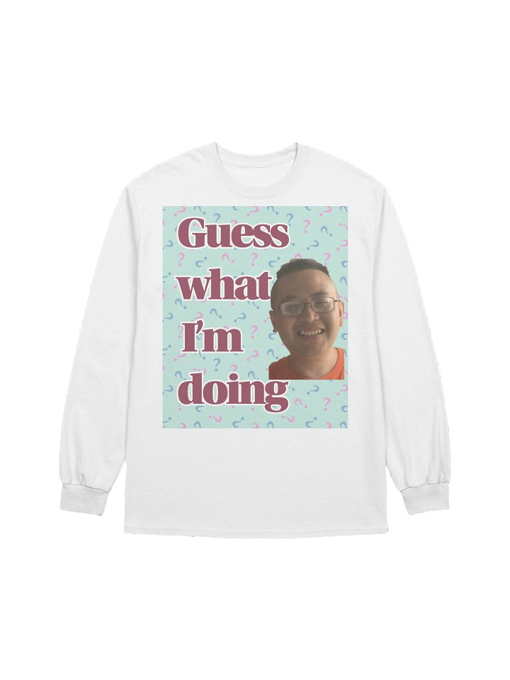 Gildan Ultra Cotton Long Sleeve T-Shirt: guess what i'm doing product image (10)