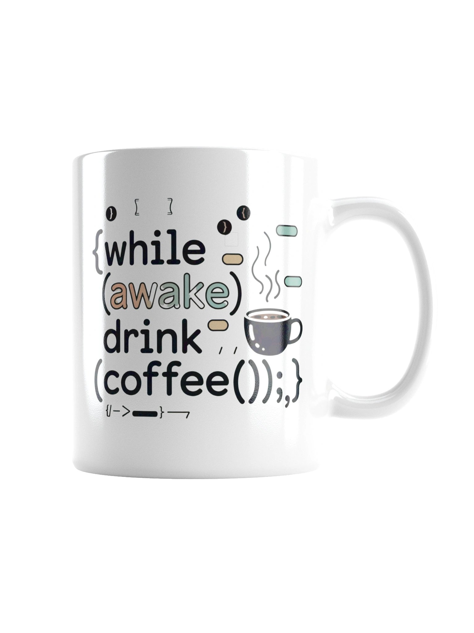 While Awake Drink Coffee Mug – Perfect Gift for Developers product image (7)