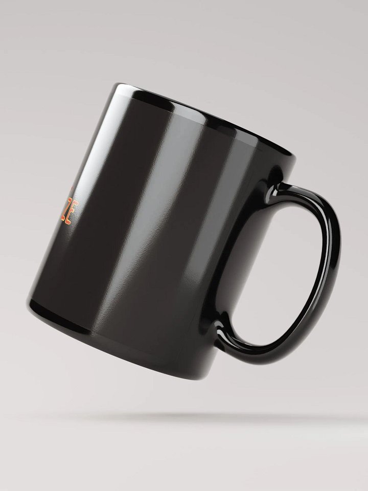 'Spiritualize' Glossy Black Mug product image (4)