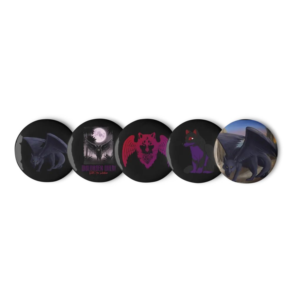 Wolvaren Button Pins Set product image (4)