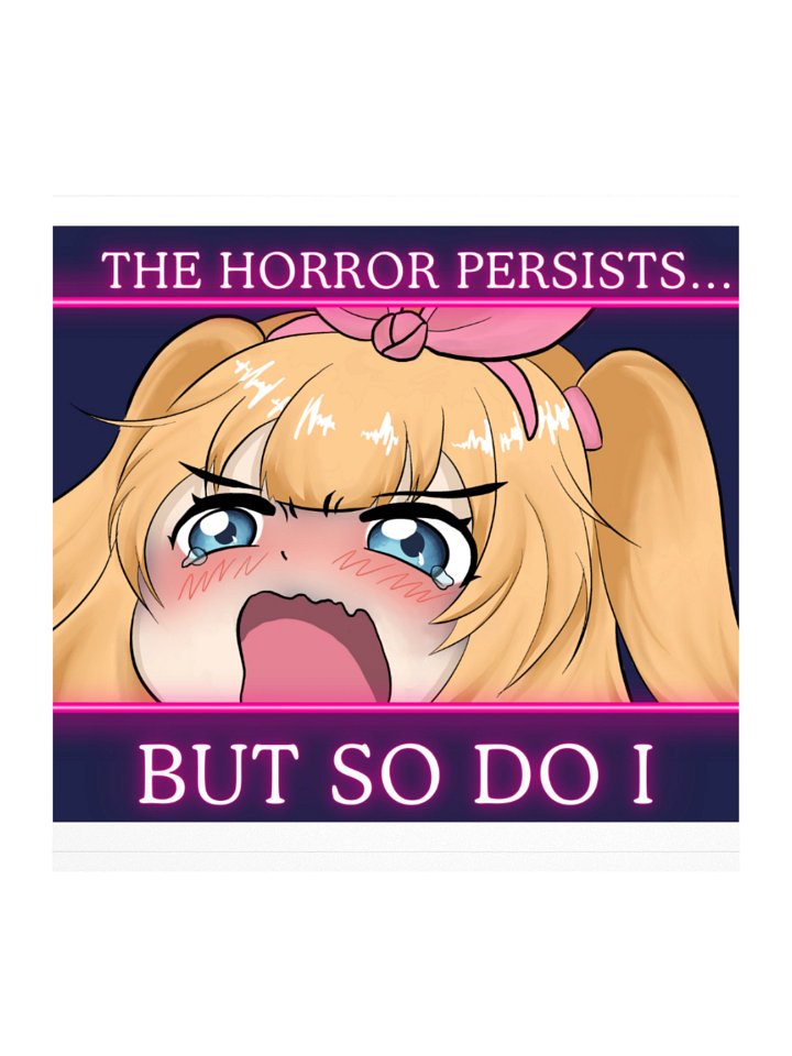 The Horror Persists Sticker product image (1)