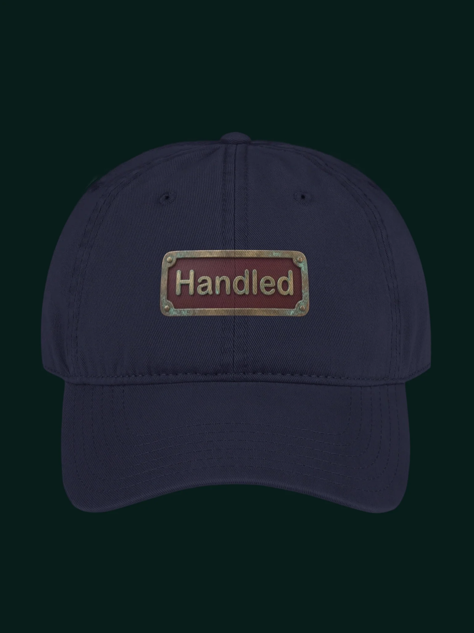 Handled logo cap product image (1)