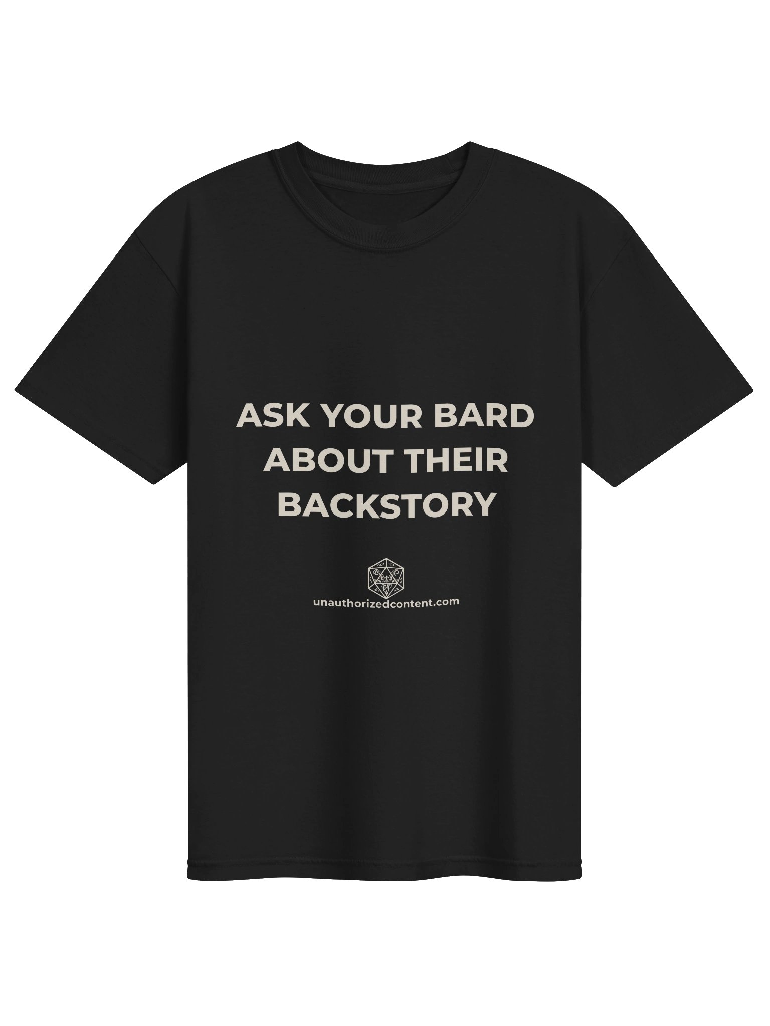 Ask Your Bard About Their Backstory — Heavyweight T-Shirt product image (1)