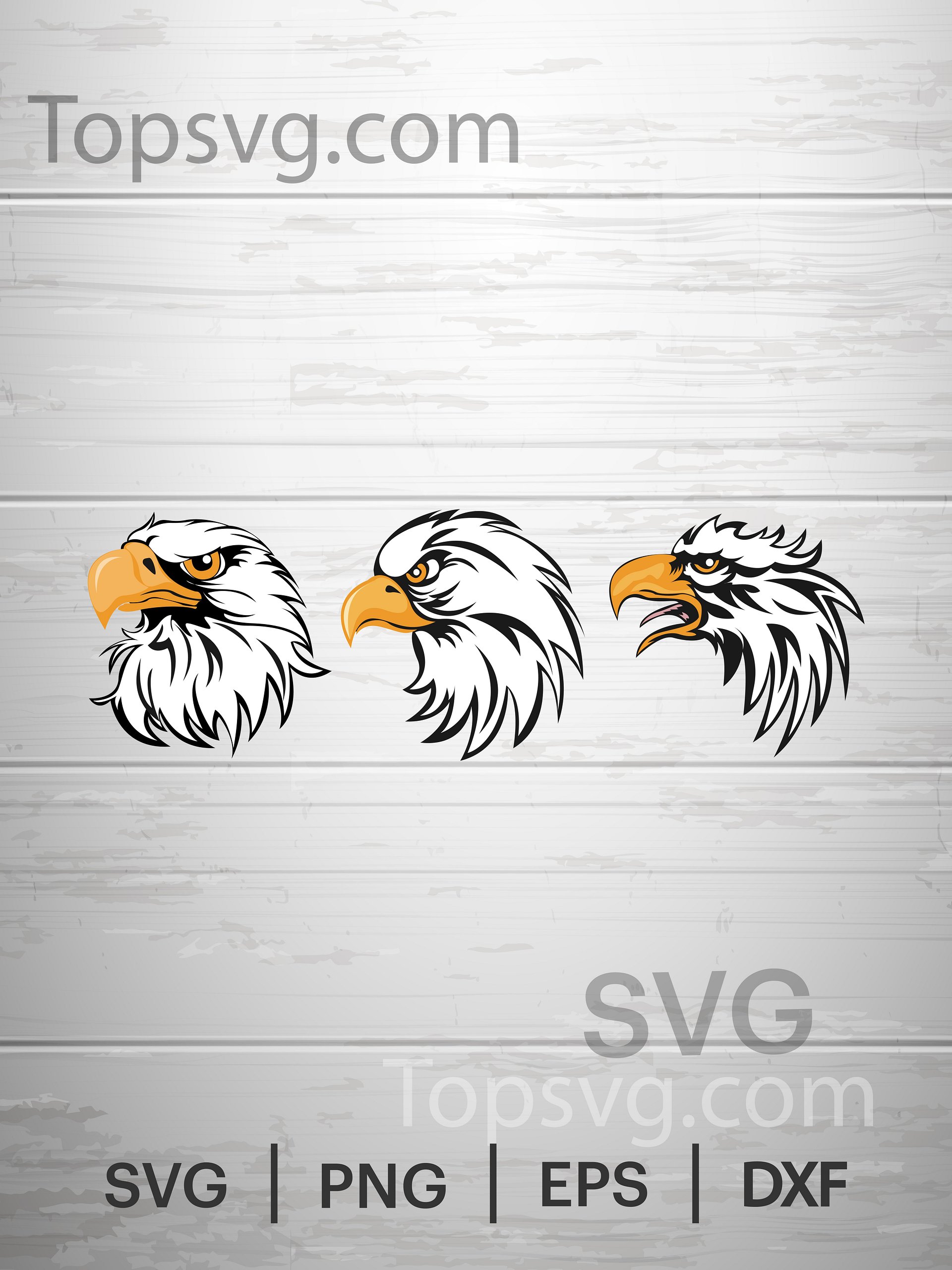 Eagle Svg, Eagle Head svg , Vector, Eagle silhouette, eagle clipart, American bird, Cricut Cutting File. product image (1)