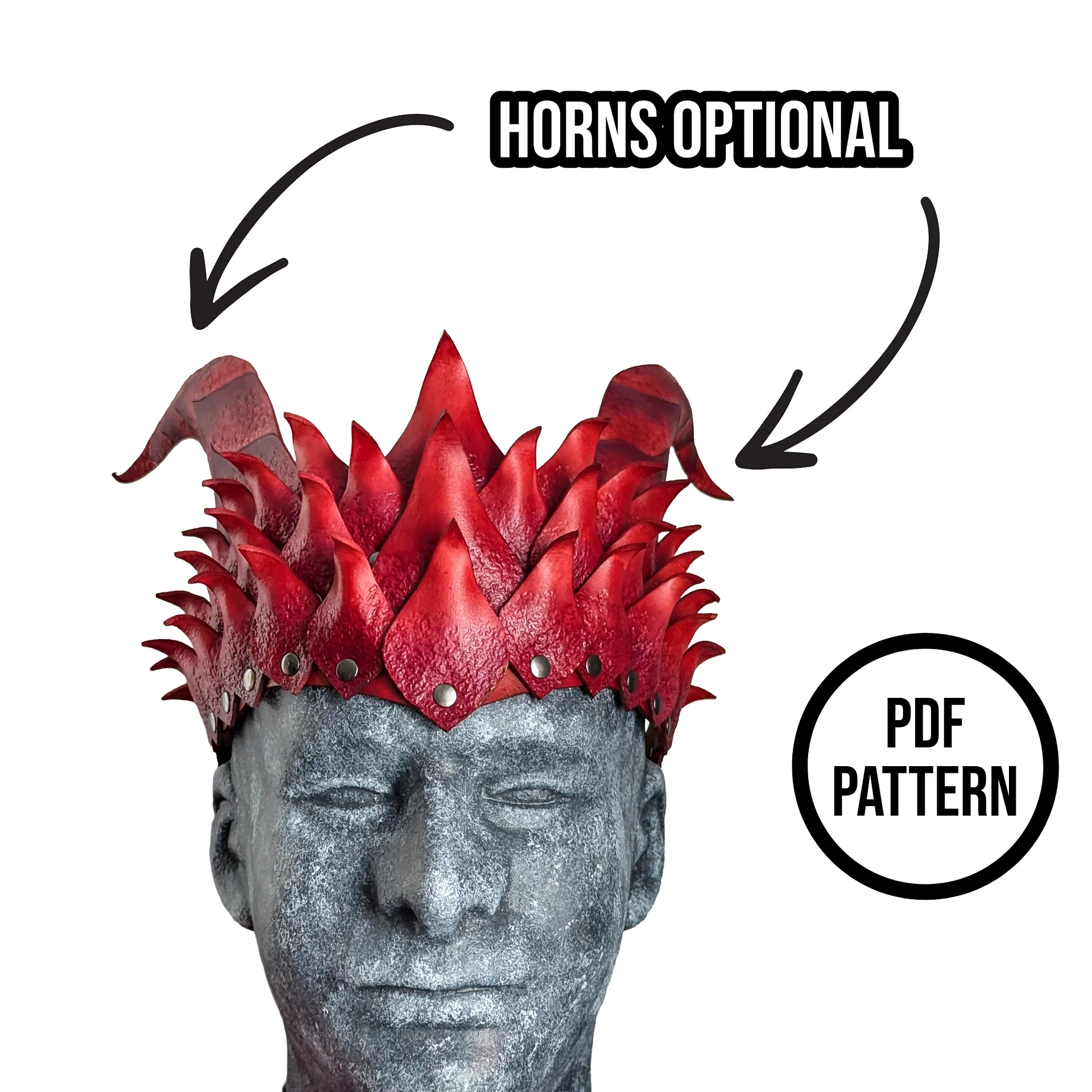 Dragon Crown - PDF Pattern for Leather product image (5)
