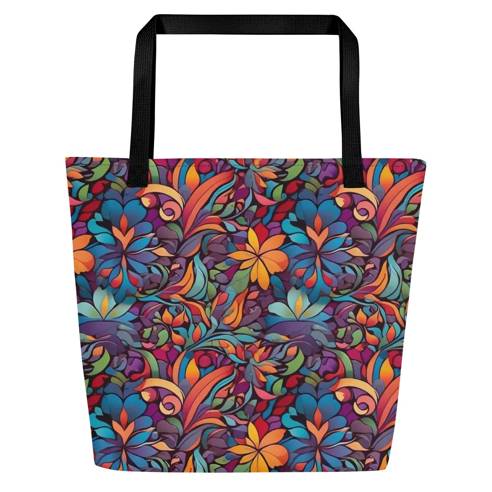 Abstract Multi-coloured Floral Tote product image (4)