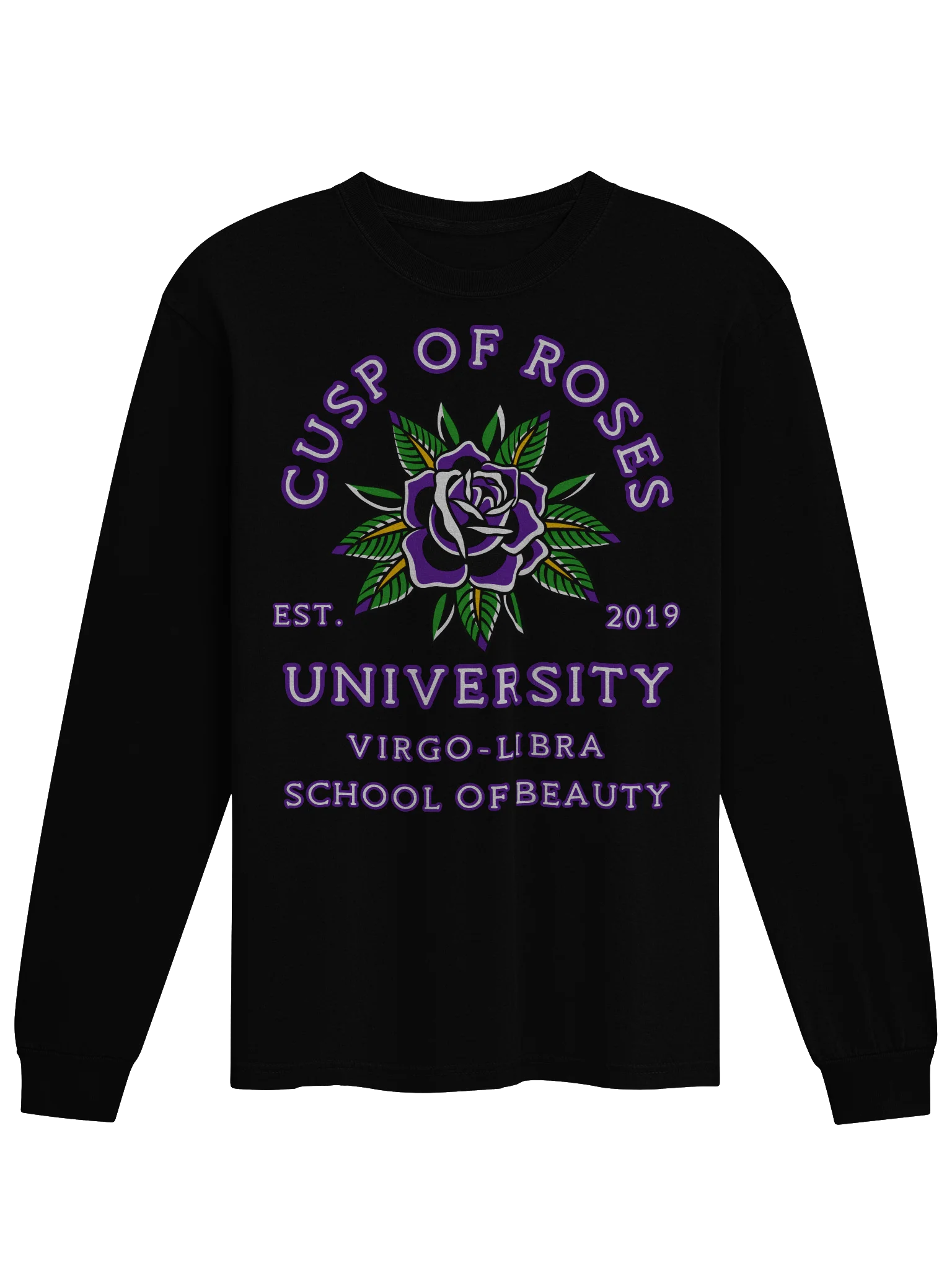 school of beauty long tee product image (1)