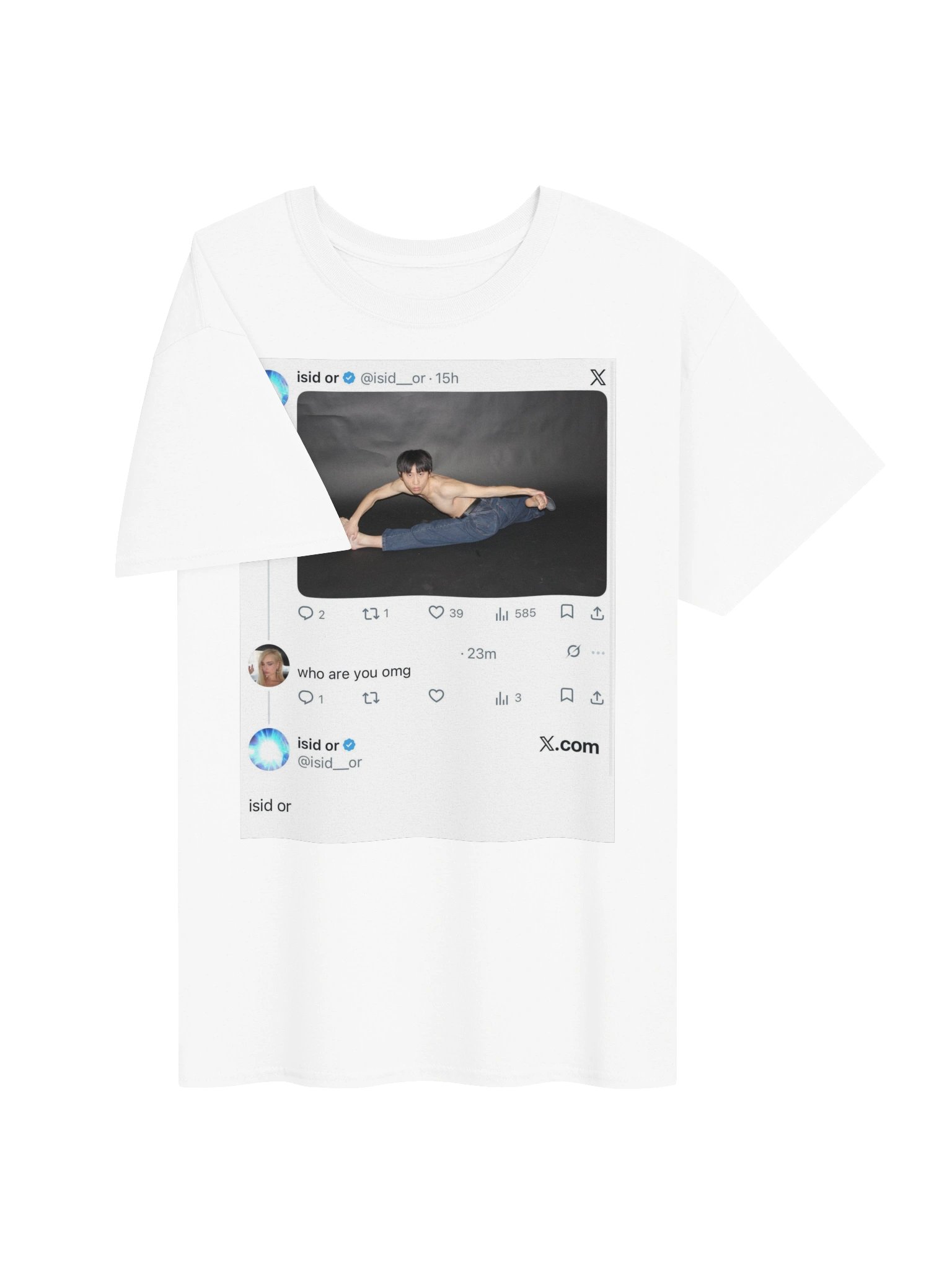 "Who are you?" T-Shirt [White] product image (3)
