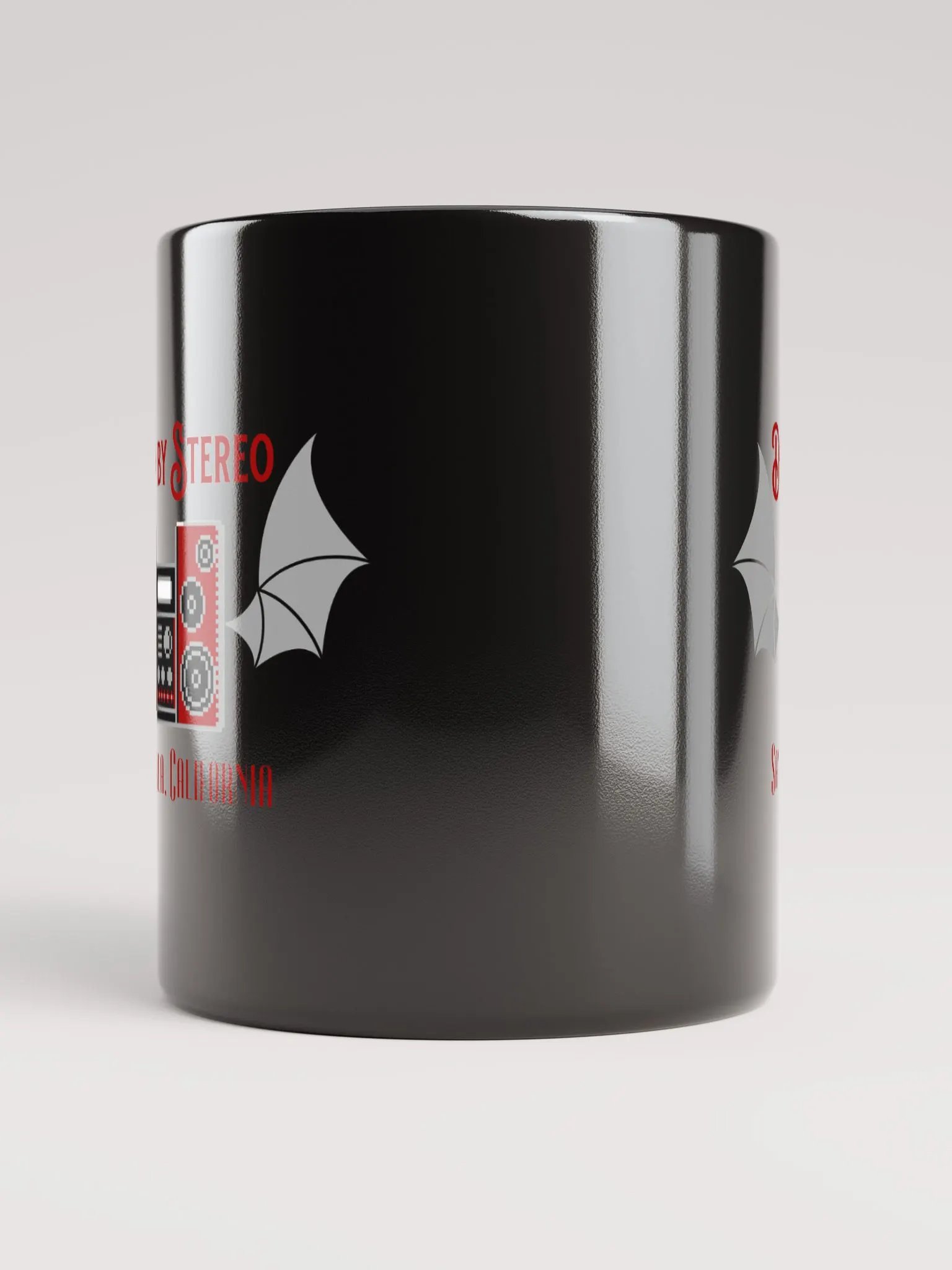 Stereo Black Glossy Mug product image (2)