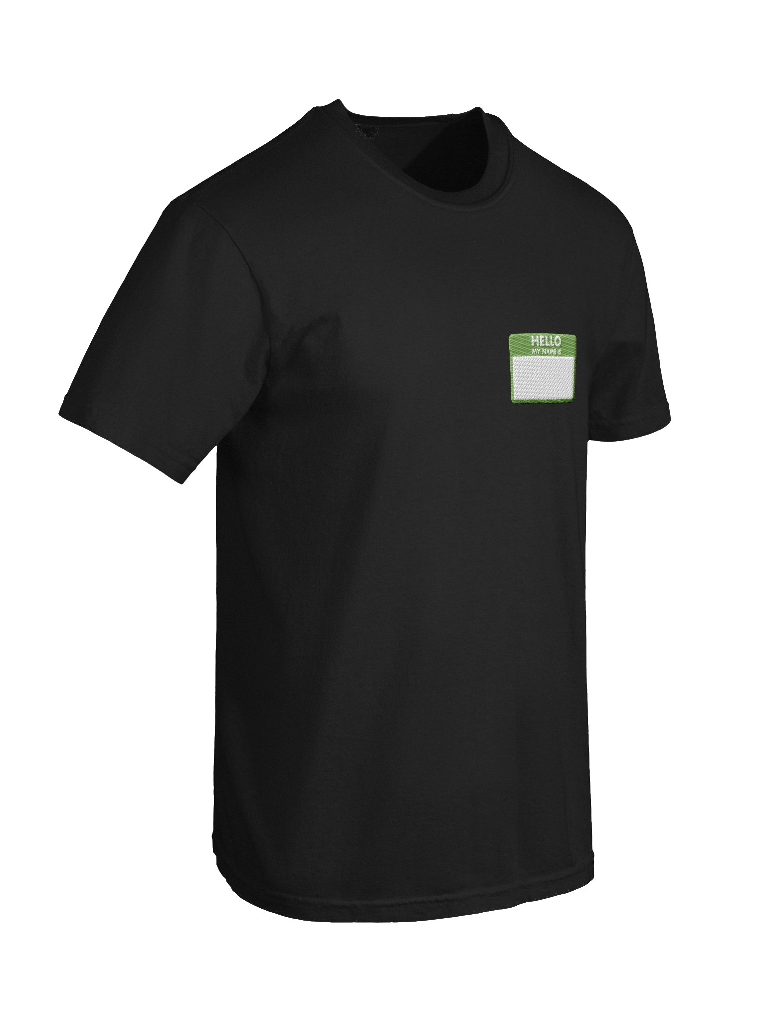 Name Tag Tee: Green Block product image (8)