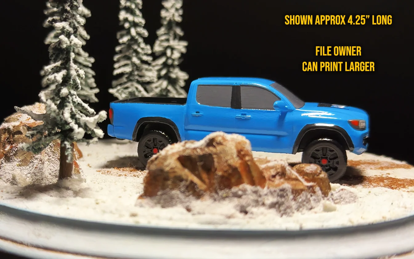 3rd Gen Tacoma Long Bed - 3D Print File product image (6)