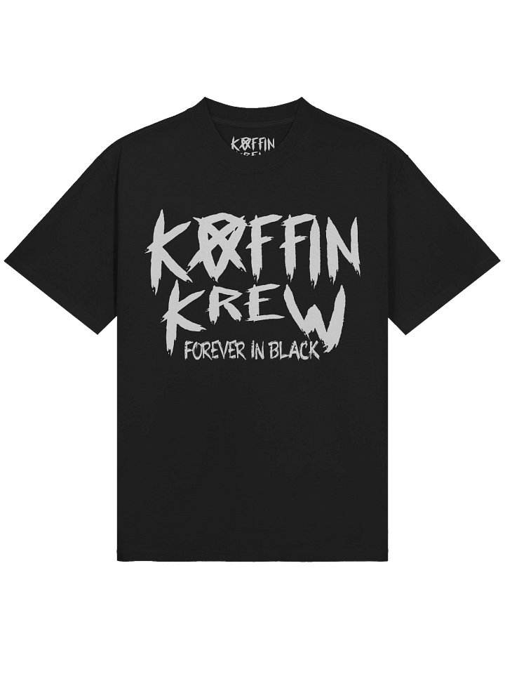Forever In Black Oversized Faded Tee product image (1)