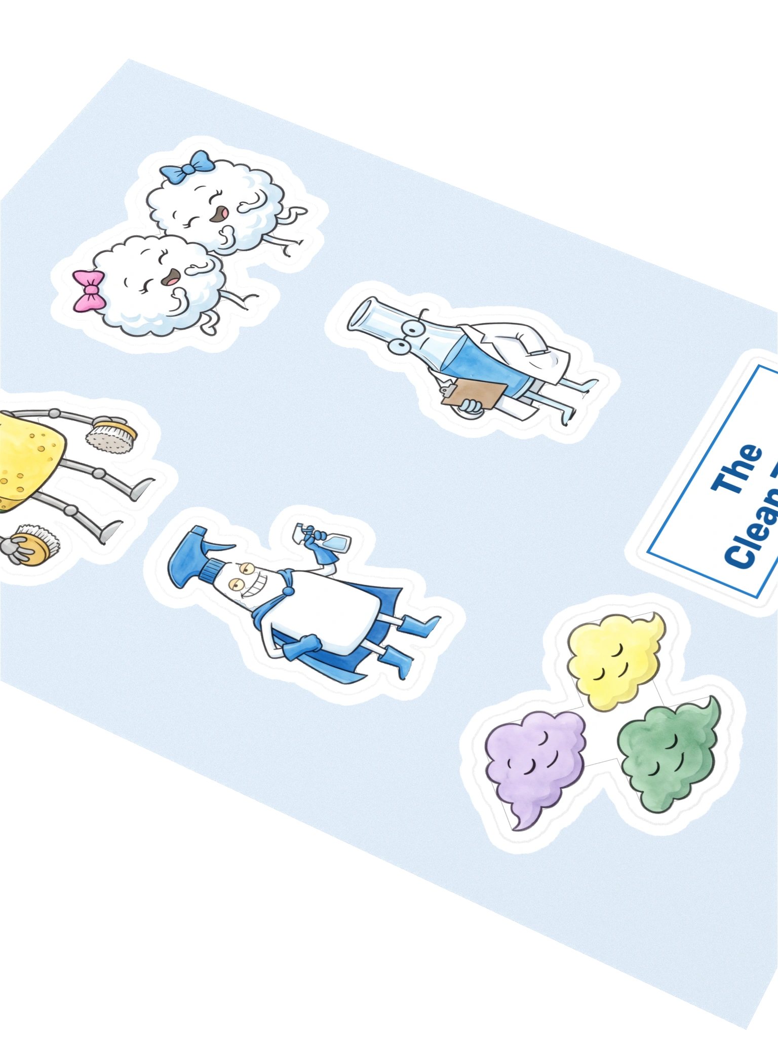 The Clean Team Sticker Sheet product image (2)