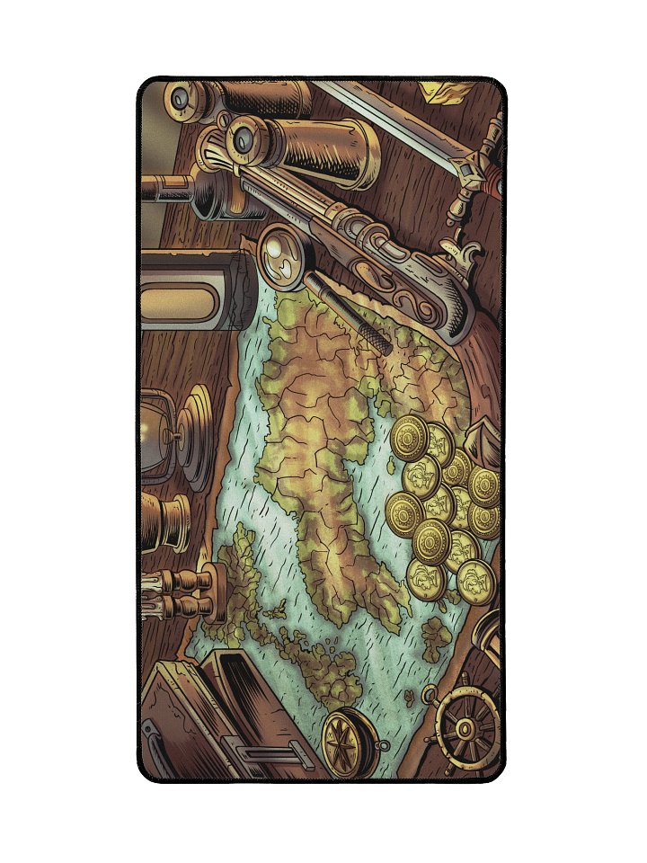 'Map' Hand Drawn Playmat by DarkSideTokens! product image (2)