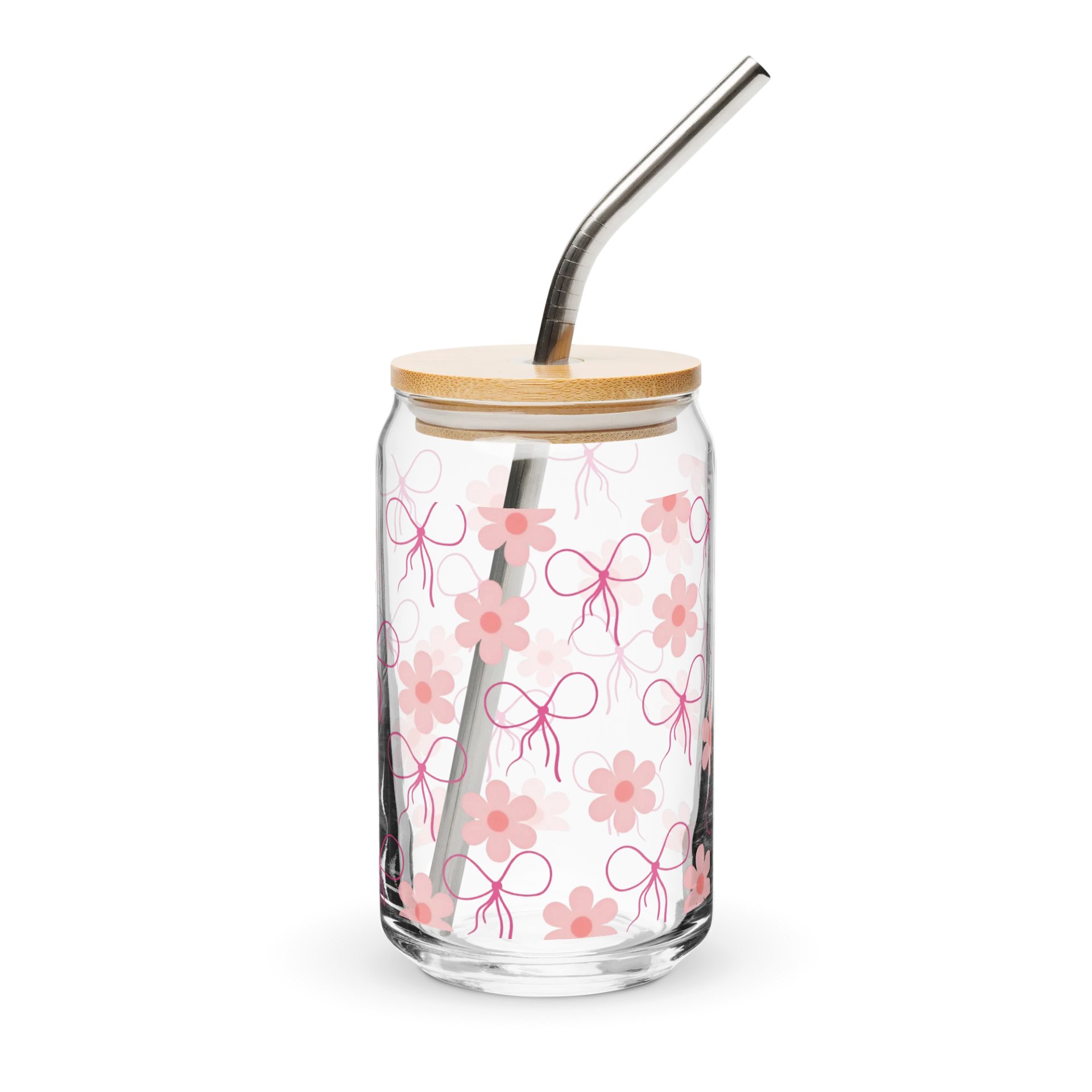 Couquette Pink Sipper Glass product image (4)